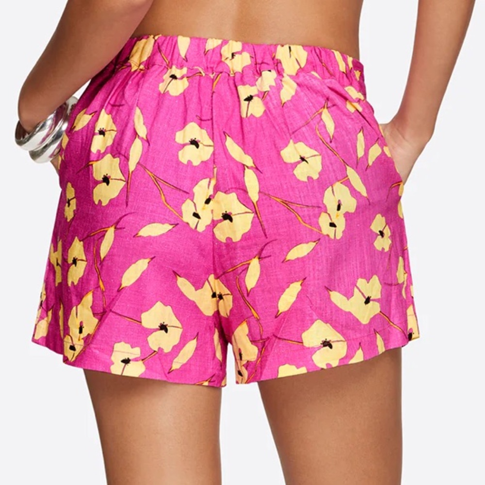 Jessica Simpson linen pink shorts